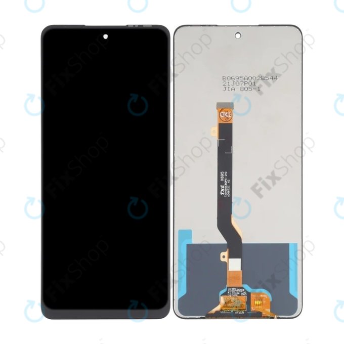Schermo LCD per Infinix Hot 11S NFC, Vetro touch senza cornice