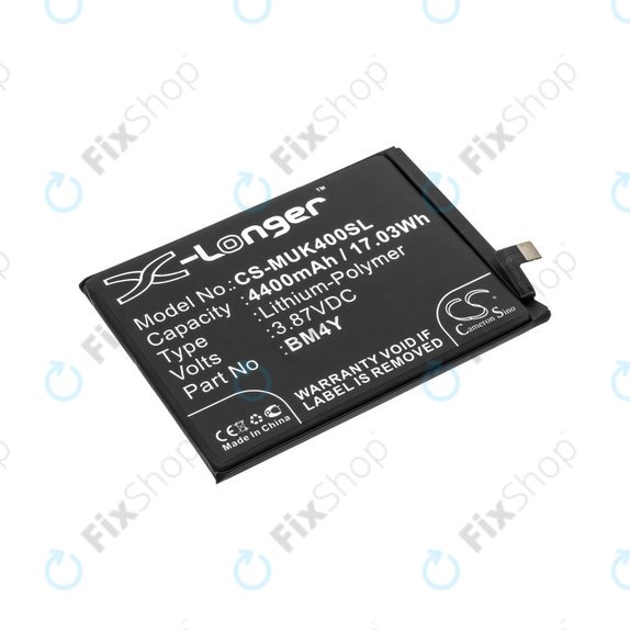 Batteria per Xiaomi Mi 11i M2012K11G, 4400mAh, Li-Pol, 3.87 V, BM4Y, HQ