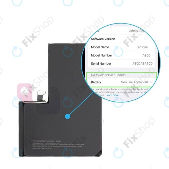 Batteria per iPhone 16 Pro, 661-42720, 3582mAh, Genuine Apple