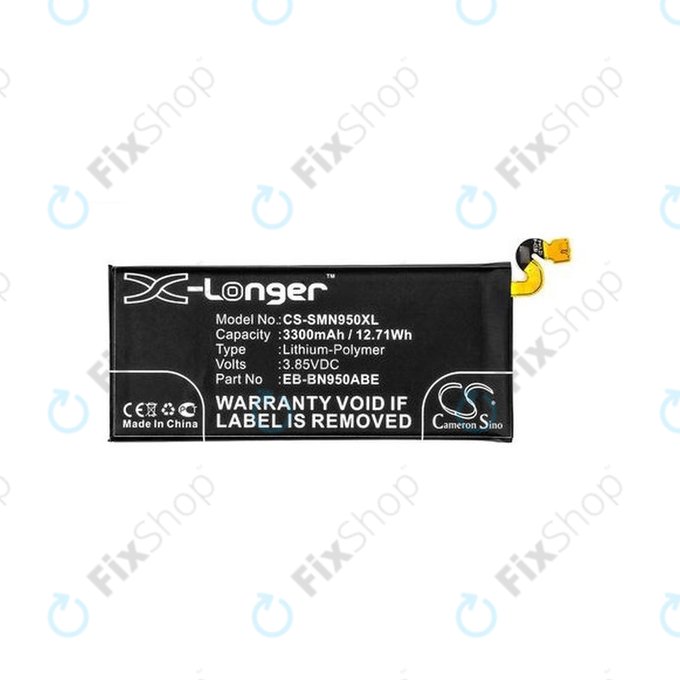 Batteria per Samsung Note 8 N950FD, EB-BN950ABE, 3300mAh, HQ
