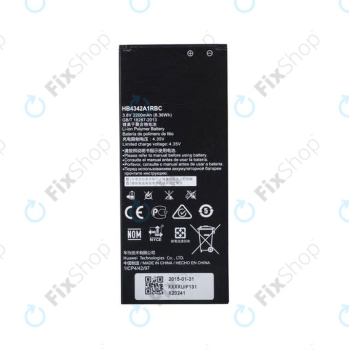 Batteria per Huawei Y6, HB4342A1RBC, 2200mAh