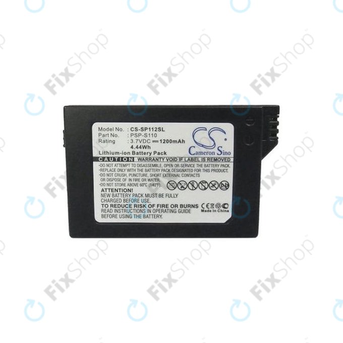 Batteria per Sony Playstation Portable 2000, PSP-S110, 1200mAh, HQ
