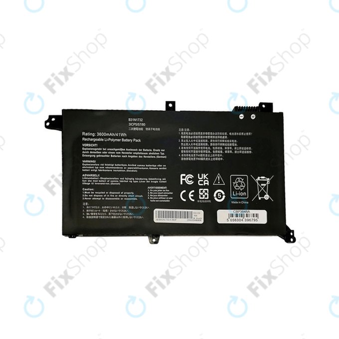 Batteria per Asus X571GD-BQ275T, 77051179, Li-Ion, 3600mAh, 11.55V, Genuine Service Pack