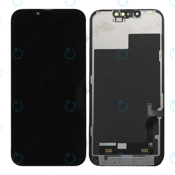 Schermo In-Cell FHD per iPhone 13, Vetro touch con cornice, FixPremium