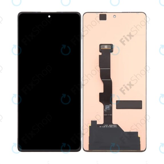 Schermo OLED per Xiaomi Poco F5 23049PCD8G, 23049PCD8I, Vetro touch senza cornice