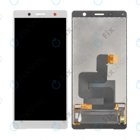 Schermo LCD per Sony Xperia XZ2 Compact, Silver, Vetro touch senza cornice