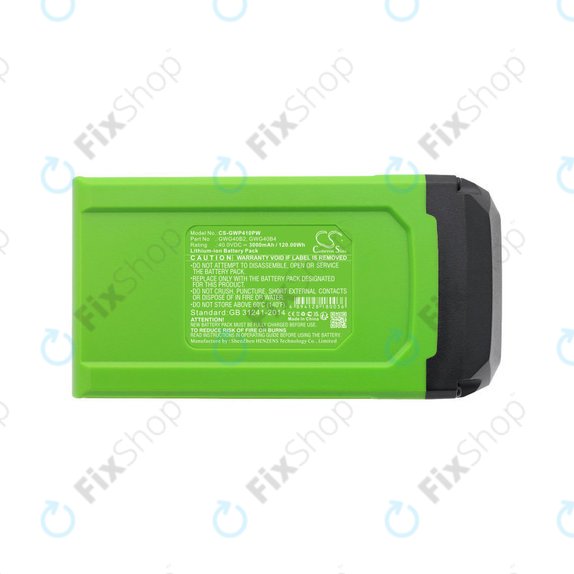 Batteria per AKU tools Greenworks, GWG40B2, Li-Ion, 3000mAh, 40V, HQ