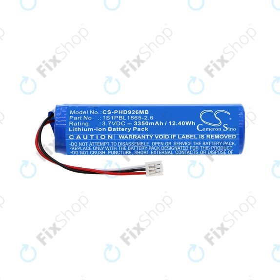 Batteria per Philips Avent SCD923P, SCD923/26, Avent SCD923, 1S1PBL1865-2.6, Li-Ion, 3350mAh, 3.7V, HQ