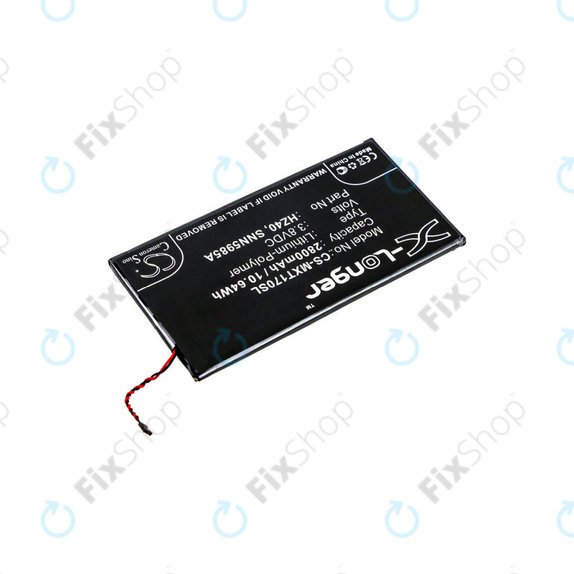 Batteria per Motorola Moto Z2 Play XT1710-09, 2800mAh, Li-Pol, 3.8 V, HZ40, HQ