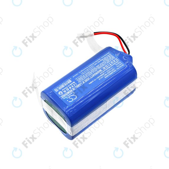 Batteria per Concept VR3110, VR3115 VR3000 INR18650 MH1-4S1P, Li-Ion, 2600mAh, 14.4V, HQ