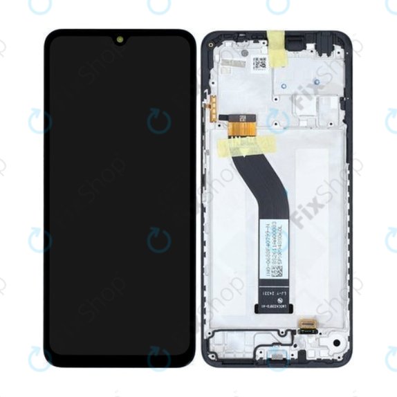 Schermo per Xiaomi Redmi 14C 4G, Vetro touch con cornice, 5600020C3NL00, Genuine Service Pack