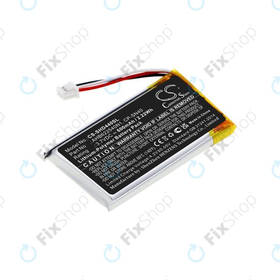 Batteria per Sennheiser Momentum 2.0, 3.0, Urbanite XL, AHB622540N1, Li-Pol, 3.7V, 600mAh, HQ