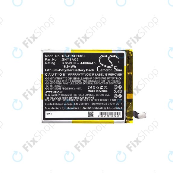 Batteria per Sony Xperia 10 III, 4400mAh, Li-Pol, 3.85 V, SNYSAC5, HQ