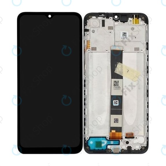 Schermo per Xiaomi Redmi 9AT, Carbon Gray, Vetro touch con cornice, 560001C3LV00, Genuine Service Pack