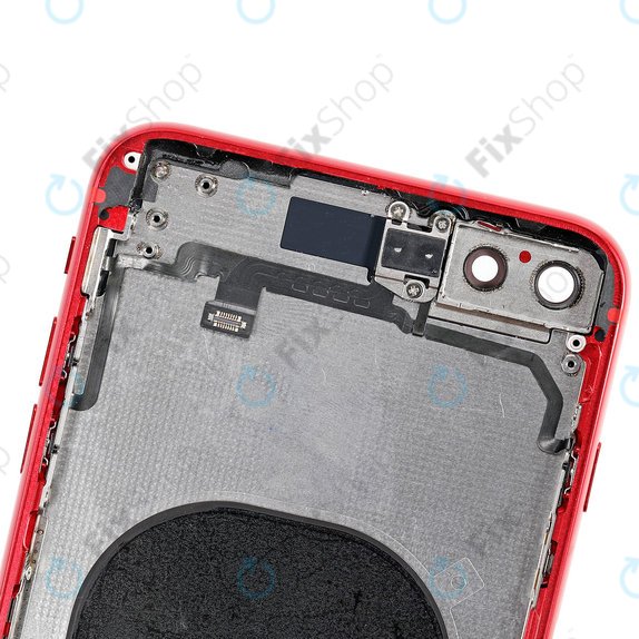 Scocca posteriore con piccoli componenti per iPhone 8 Plus, Red