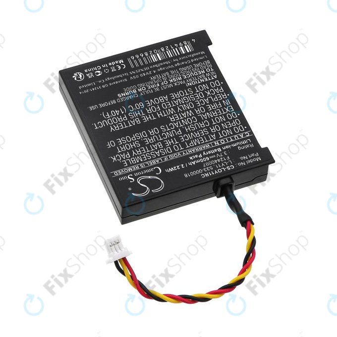 Batteria per Logitech G930, L-LY11, Li-Ion, 600mAh, 3.7V, HQ