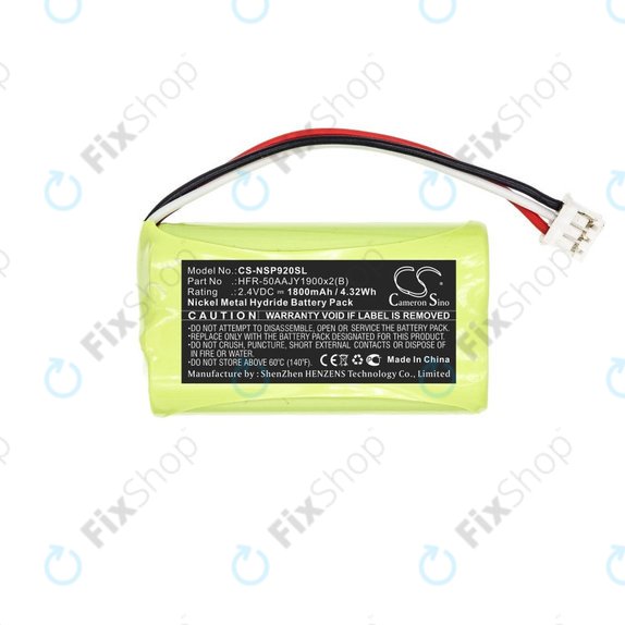 Batteria per Nvidia P2920, Nvidia Shield Game Controller HFR-50AAJY1900x2 B, Ni-MH, 1800mAh, 2.4V, HQ