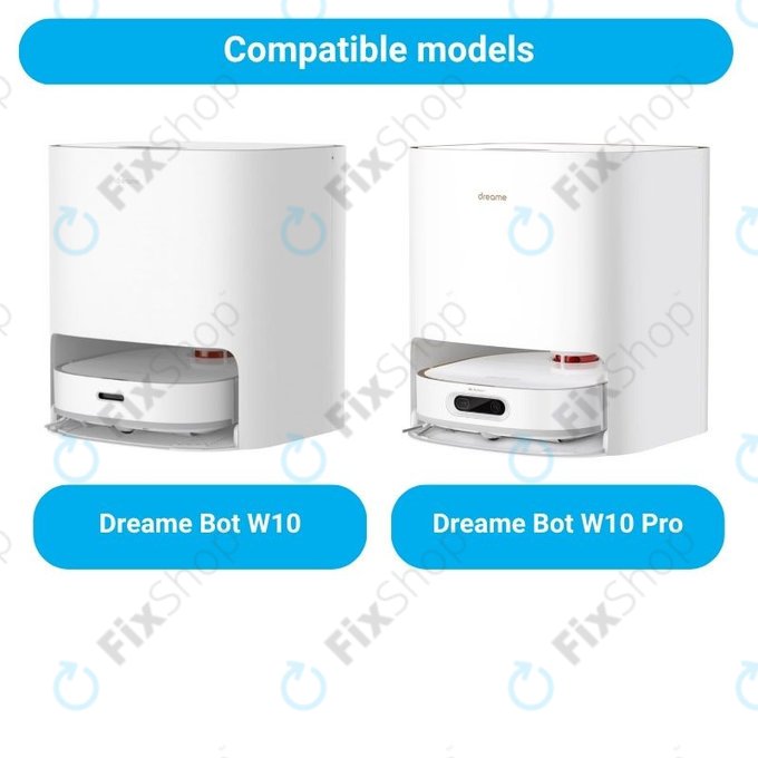Set di ricambio per Xiaomi Dreame Bot W10, W10 Pro (2x Spazzole principali, 4x Filtri, 4x Spazzole laterali, 4x Panni per mocio)