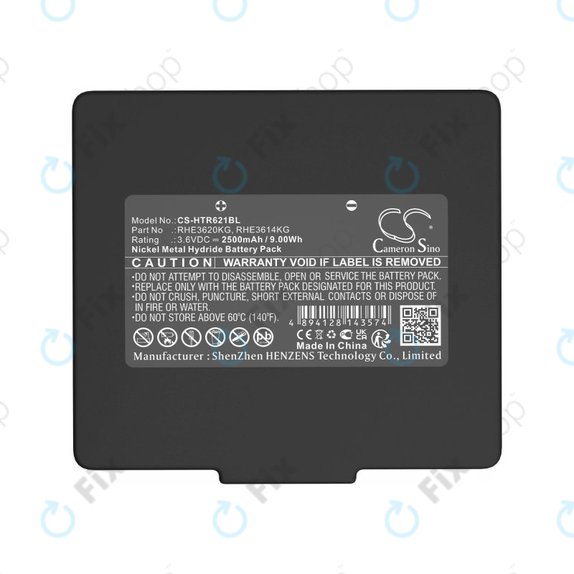 Batteria per Hetronic, RHE3620KG, Ni-MH, 2500mAh, 3.6V, HQ