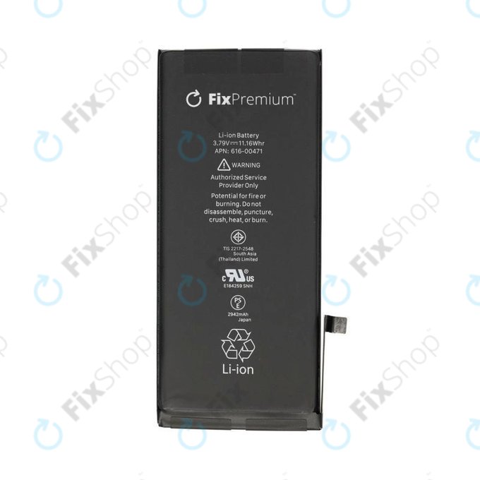 Batteria per iPhone XR, 2942mAh, FixPremium