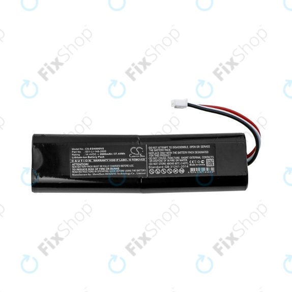 Batteria per Ecovacs Deebot Ozmo 900-seriess, N-seriess, T-seriess, Yeedi Vac 2 Pro, S01-LI-148-2600, Li-Ion, 2600mAh, 14.4V, HQ