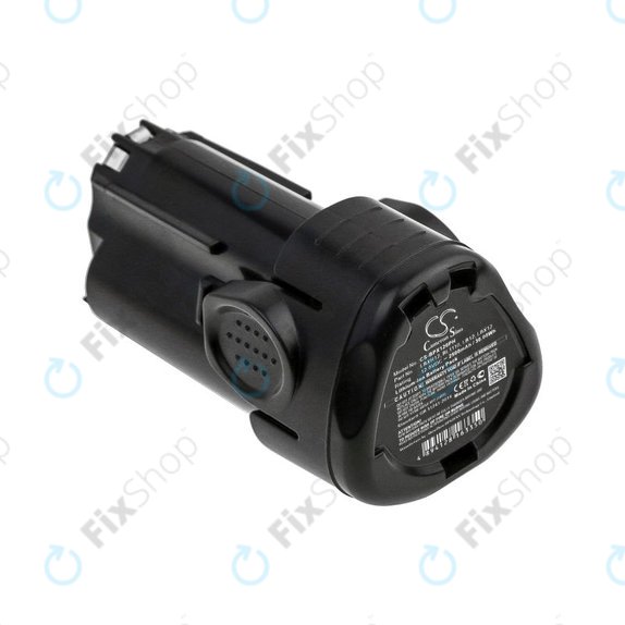 Batteria per Black & Decker EGBL108, BDCDMT112, LBXR12, BL1310, BL1510, LB12, Li-Ion, 2500mAh, 12V, HQ