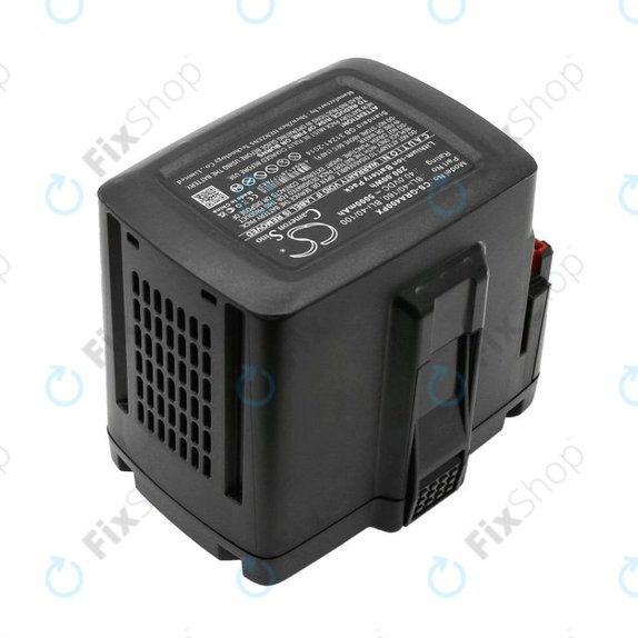 Batteria per Gardena Powercut Li40/30, Powermax Li-40/41, BLi-40/160, BLi-40/100, Li-Ion, 5000mAh, 40V, HQ