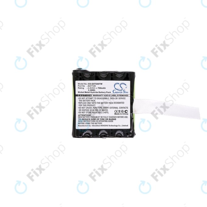 Batteria per MotGoldla TLKR-seriess, XT180, XTB446, XTK446, XTR446, IXNN4002A, IXNN4002B, 700mAh, HQ