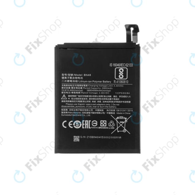 Batteria per Xiaomi Redmi Note 6 Pro, BN48, 4000mAh