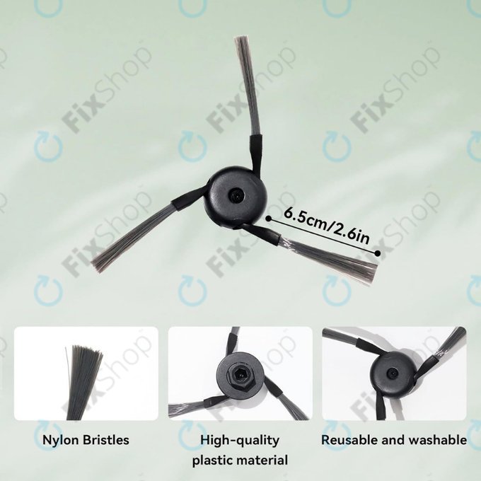 Spazzola laterale, 2 pz. per Xiaomi Dreame X50 Ultra, X40 Ultra, L40 Ultra, L40s Pro Ultra, Mova V50 Ultra, P60