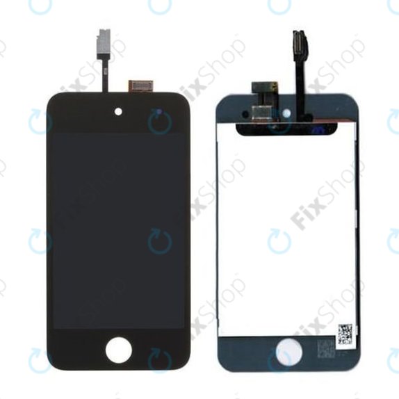 Schermo LCD per iPod Touch (4th Gen), Black, Vetro touch con cornice