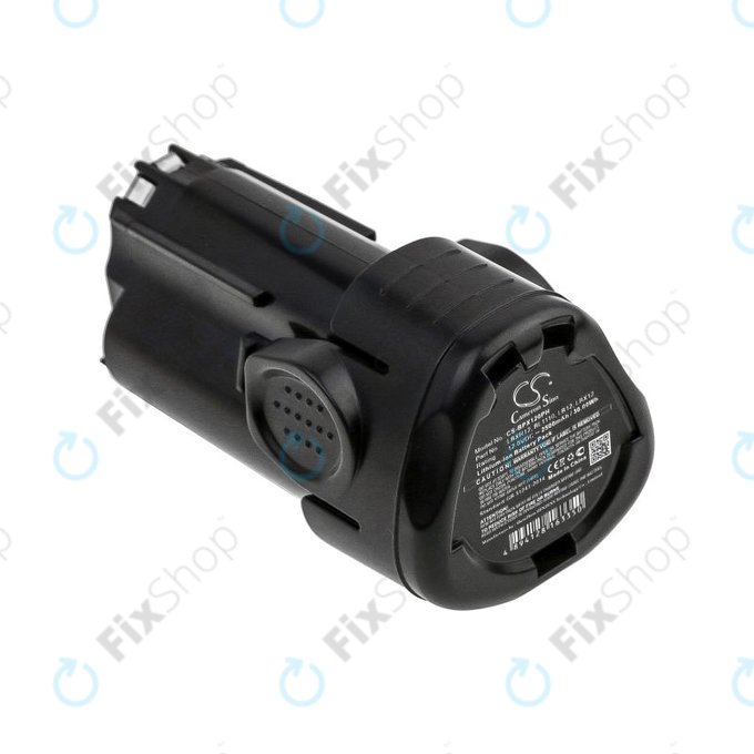 Batteria per Black & Decker EGBL108, BDCDMT112, LBXR12, BL1310, BL1510, LB12, Li-Ion, 2500mAh, 12V, HQ