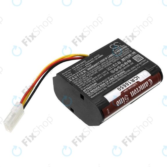Batteria per Vorwerk Kobold VR100, SCM61932, PN46439, 46439, Li-Ion, 4500mAh, 7.4V, HQ