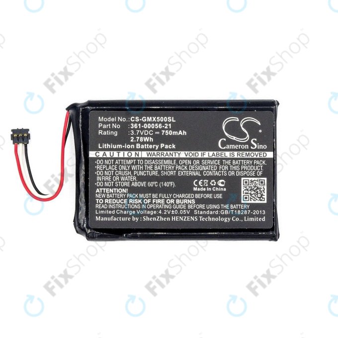 Batteria per Garmin Driveluxe 50, 361-00056-21, Li-Ion, 750mAh, 3.7V, HQ