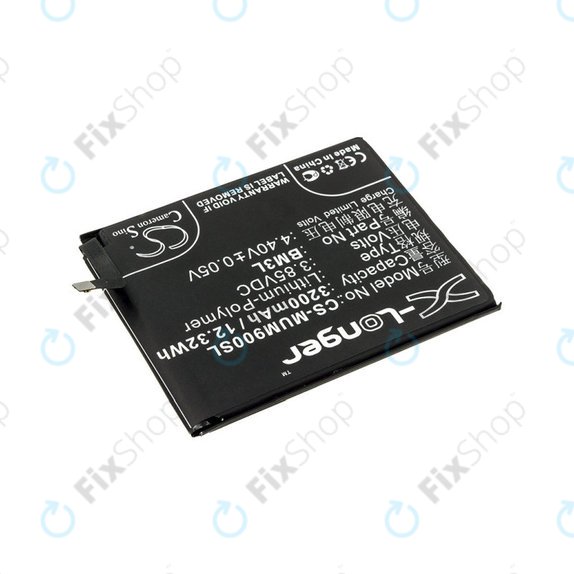 Batteria per Xiaomi Mi 9, 3200mAh, Li-Pol, 3.85 V, BM3L, HQ