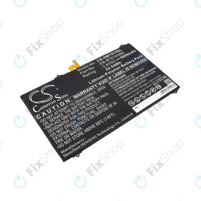 Batteria per Samsung Galaxy Tab S2, EB-BT810ABE, Li-Pol, 3.8V, 5800mAh, HQ