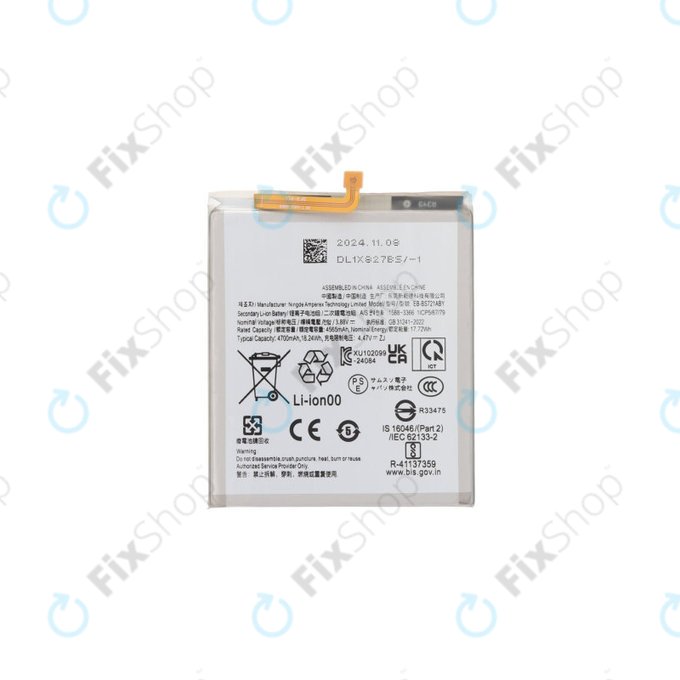Batteria per Samsung S24 FE S721B, EB-BS721ABE, 4700mAh