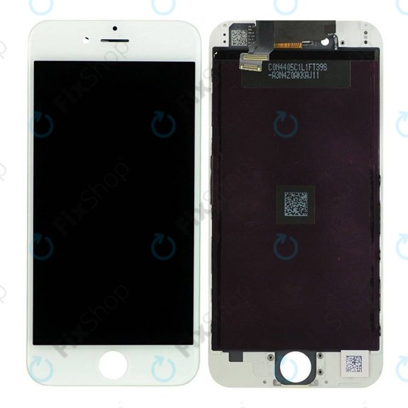 Schermo per iPhone 6, White, Vetro touch con cornice