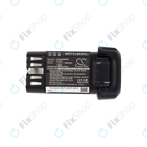Batteria per Dewalt Dcb095, Dewalt Dcf680, DCB080, Li-Ion, 1000mAh, 7.2V, HQ