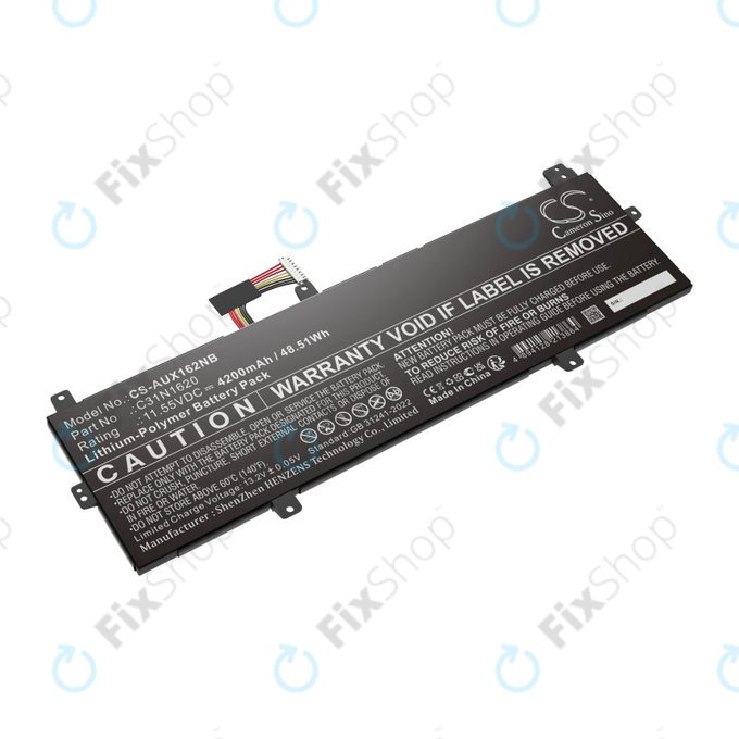 Batteria per Asus BX430, Expertbook B5440FA, P5240UA-1A, C31N1620, Li-Pol, 4200mAh, 11.55V, HQ