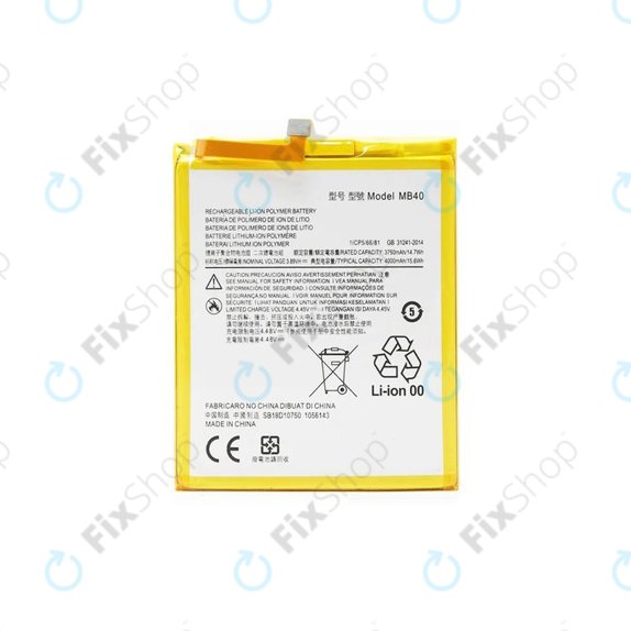 Batteria per Motorola Edge 20 XT2143, MB40, 4000mAh