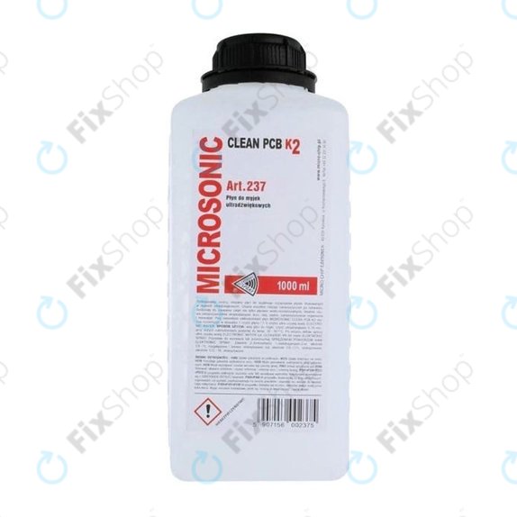 Liquido per pulitore a ultrasuoni 1000ml, Microsonic Clean PCB K2