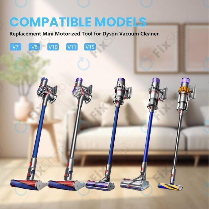 Mini turbospazzola elettrica per Dyson seriess V, Outsize