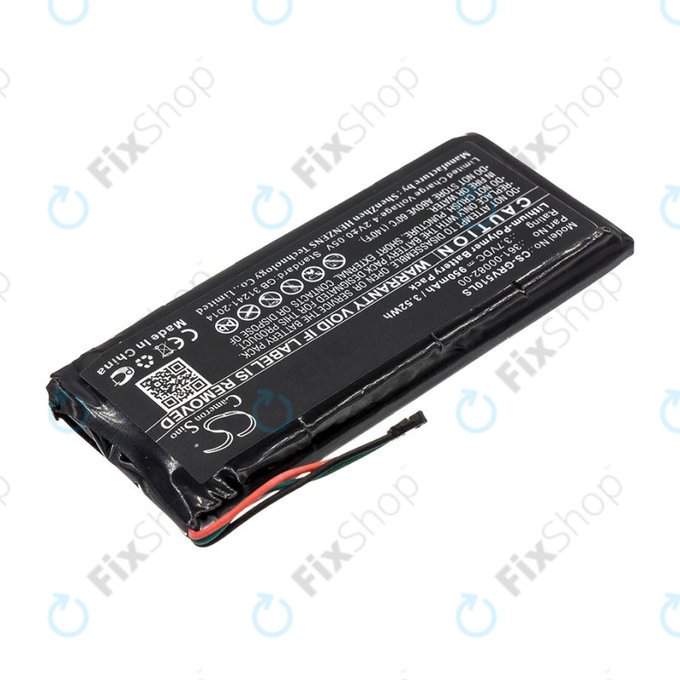 Batteria per Garmin Varia TL, RTL510, Varia RTL501, 361-00082-00, Li-Pol, 950mAh, 3.7V, HQ