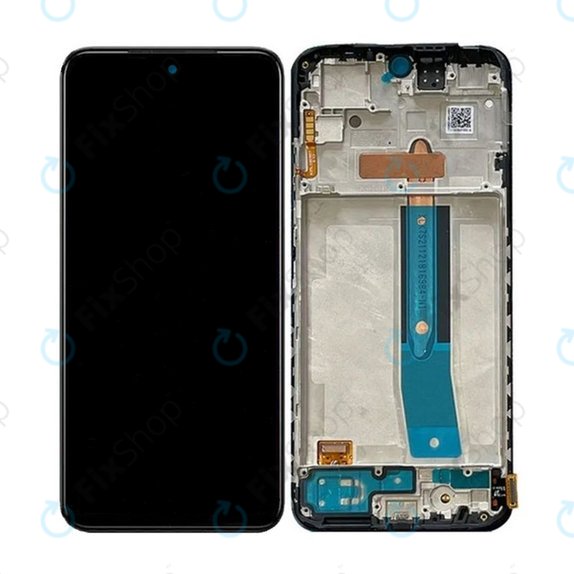 Schermo OLED per Xiaomi Redmi Note 12S, Onyx Black, Vetro touch con cornice