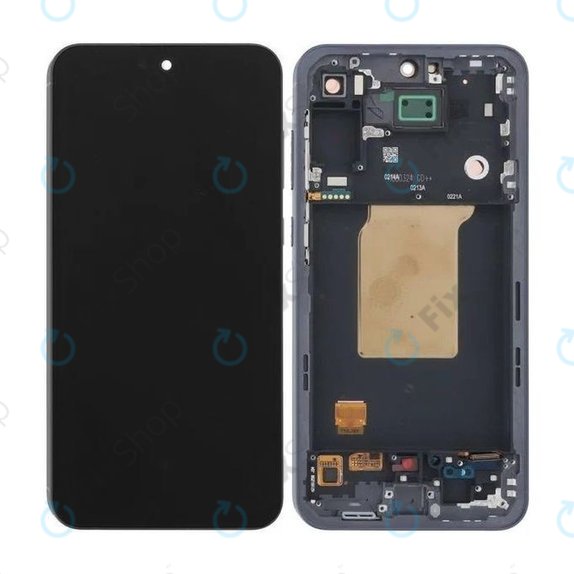 Schermo per Samsung A55 A556B, Awesome Iceblue, Vetro touch con cornice