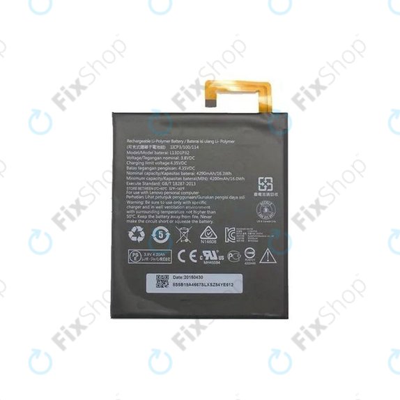 Batteria per Lenovo Tab 2 A8-50, S8-50, L13D1P32, 4290mAh