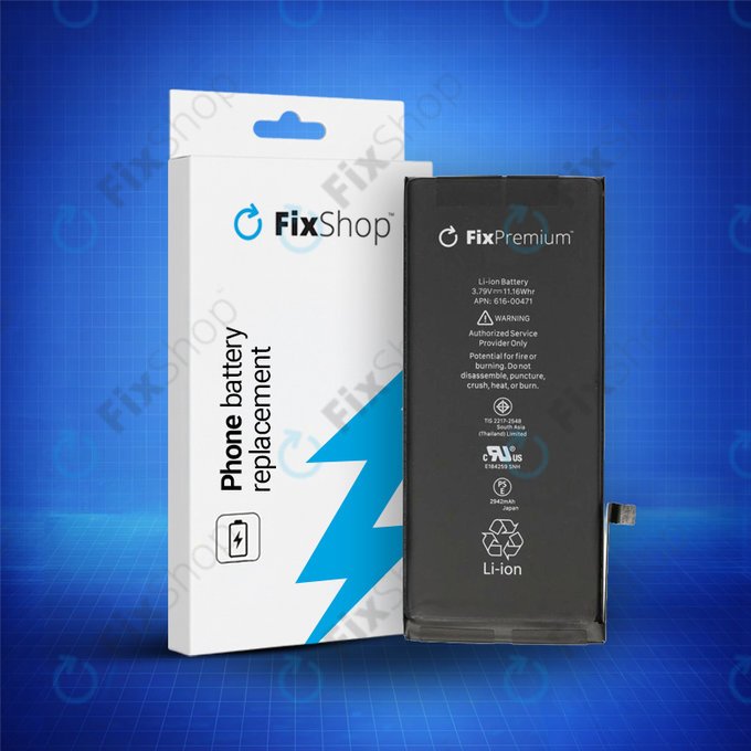 Batteria per iPhone XR, 2942mAh, FixPremium