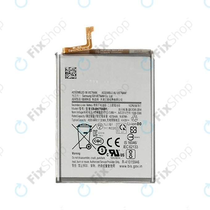Batteria per Samsung Note 10 Lite N770F, EB-BN770ABY, 4500mAh