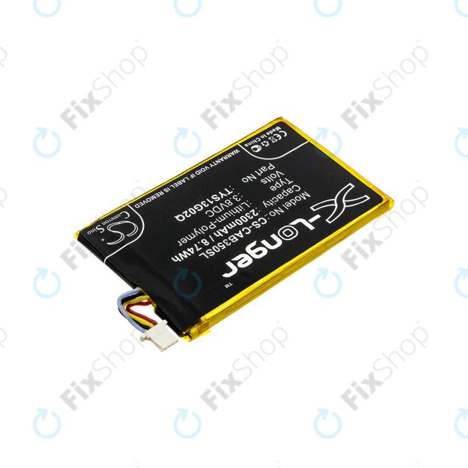 Batteria per Caterpillar CAT B35, 2300mAh, Li-Pol, 3.8 V, TYS13G02Q, HQ